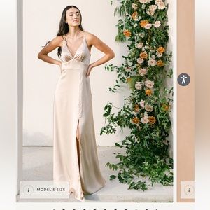 Revelry Carmen Satin Desert Rose